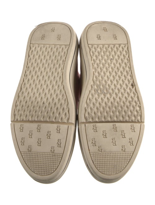 R13 Canvas Colorblock Pattern Chunky Sneakers