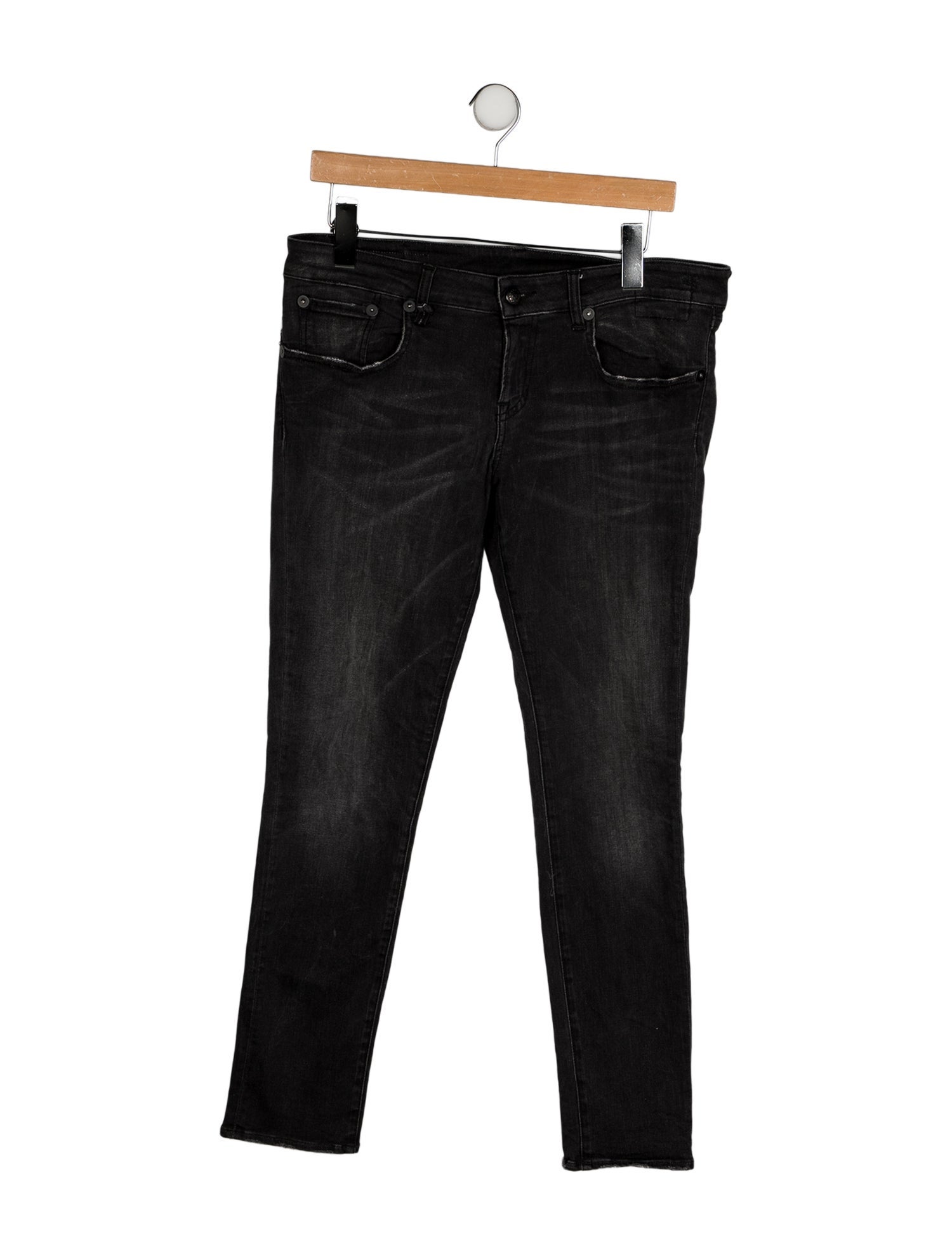R13 Mid-Rise Skinny Leg Jeans