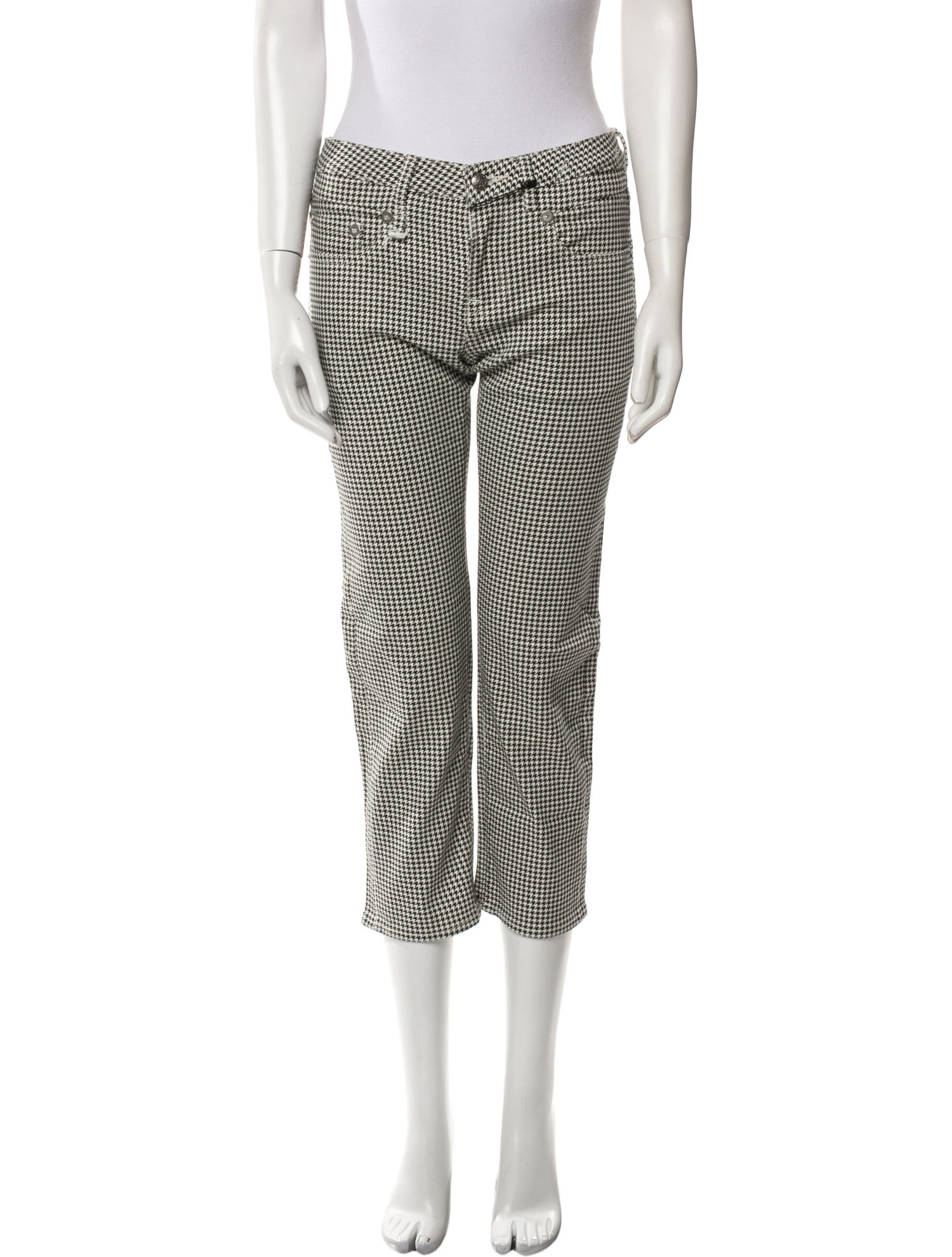 R13 Mid-Rise Straight Leg Jeans