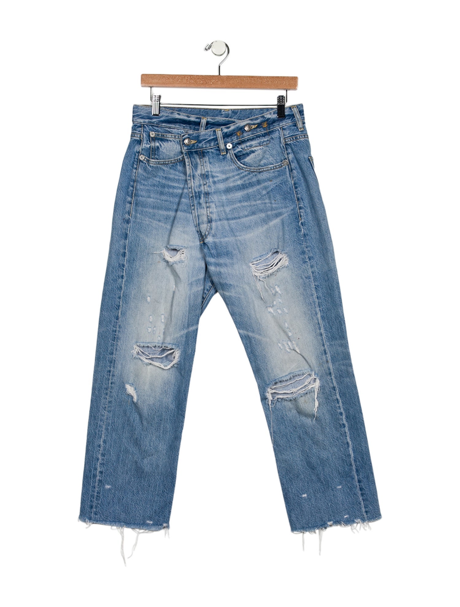 R13 High-Rise Wide Leg Jeans