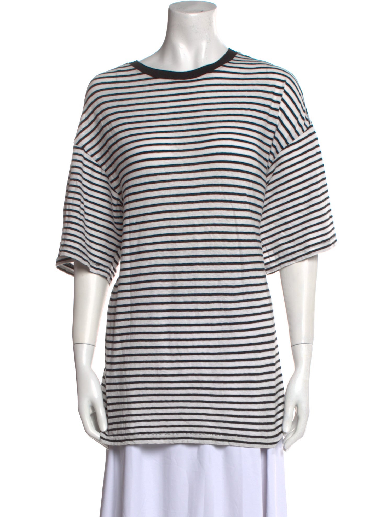 R13 Striped Crew Neck T-Shirt