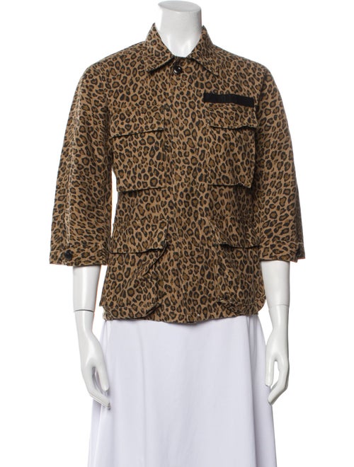 R13 Animal Print Utility Jacket