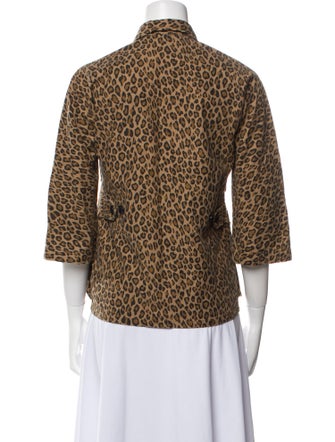 R13 Animal Print Utility Jacket