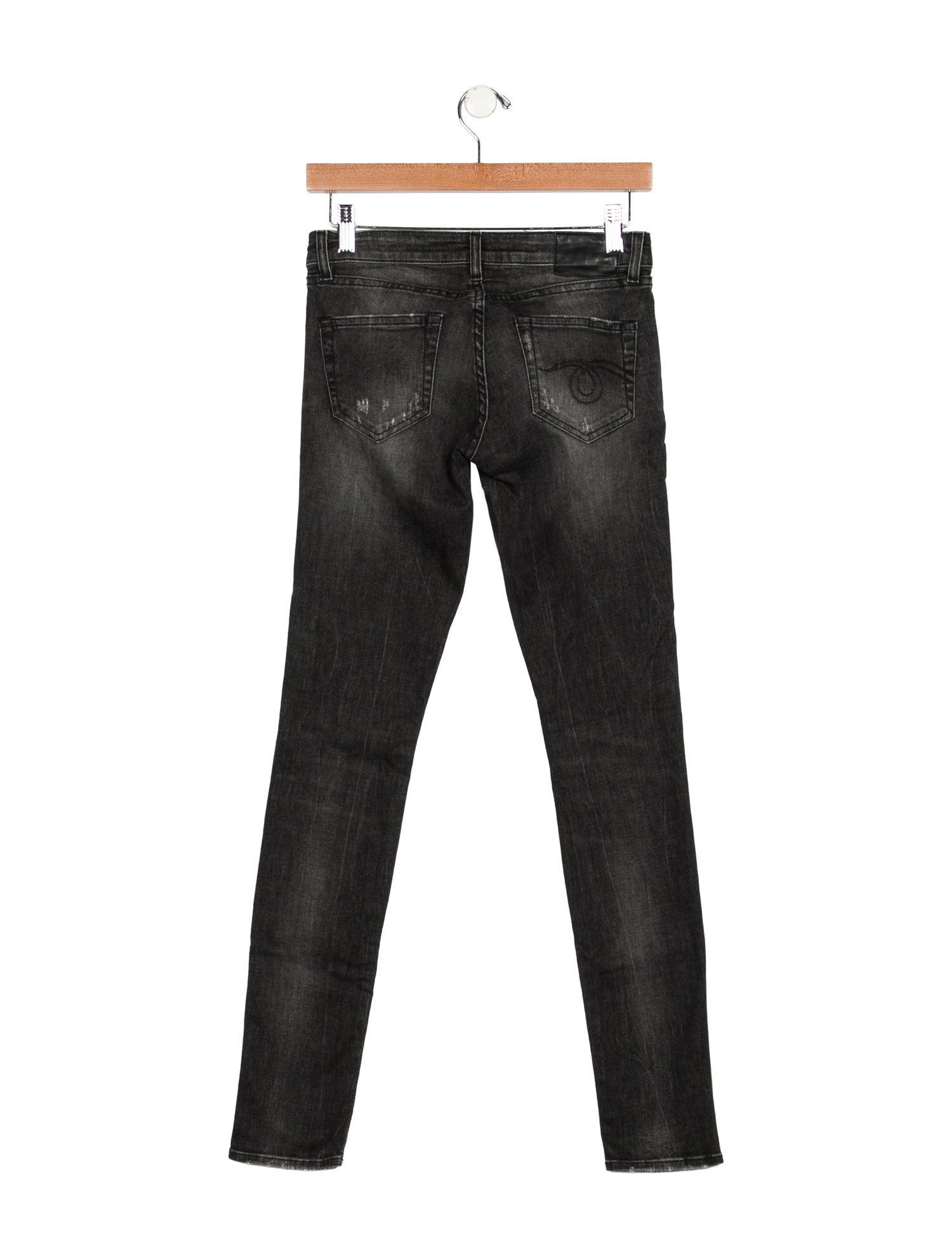 R13 Low-Rise Skinny Leg Jeans
