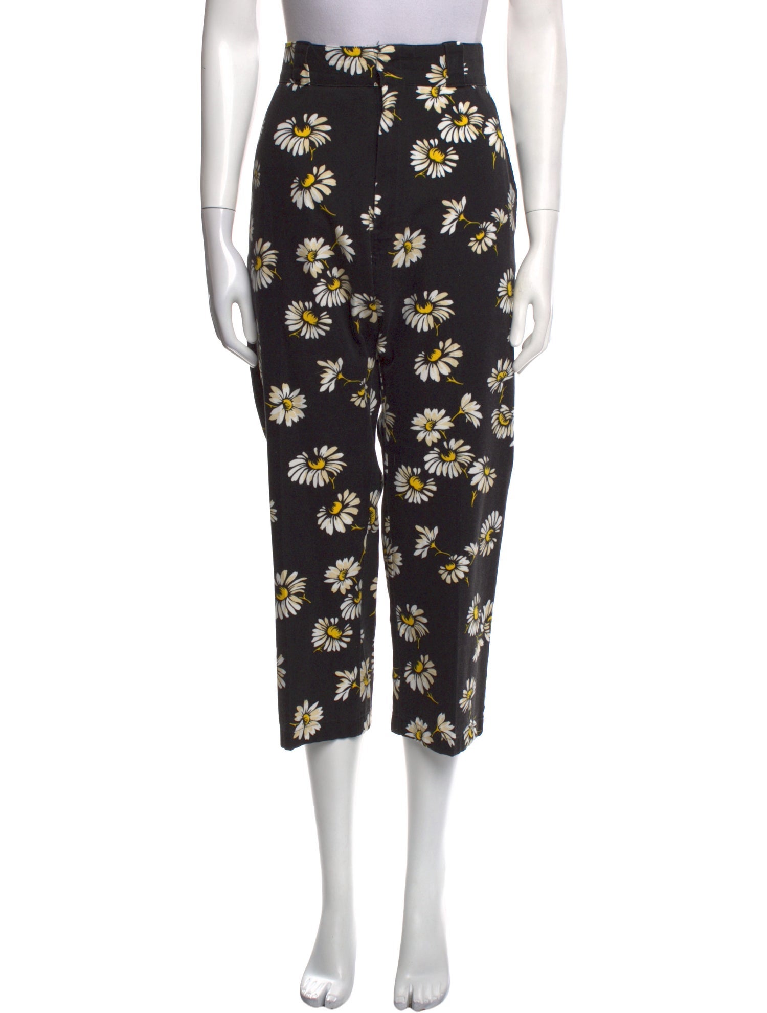 R13 Floral Print Wide Leg Pants