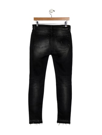 R13 Mid-Rise Skinny Leg Jeans