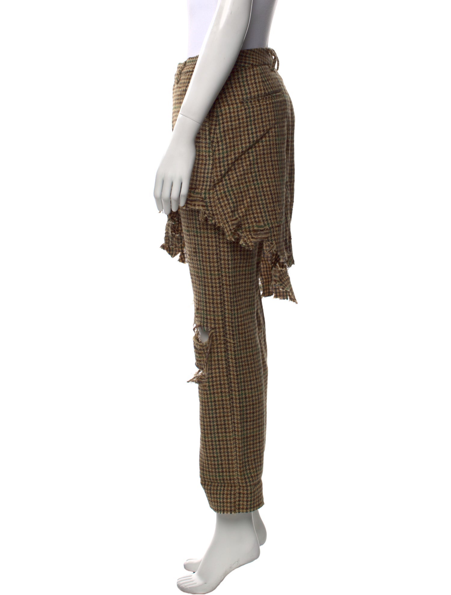 R13 Wool Straight Leg Pants