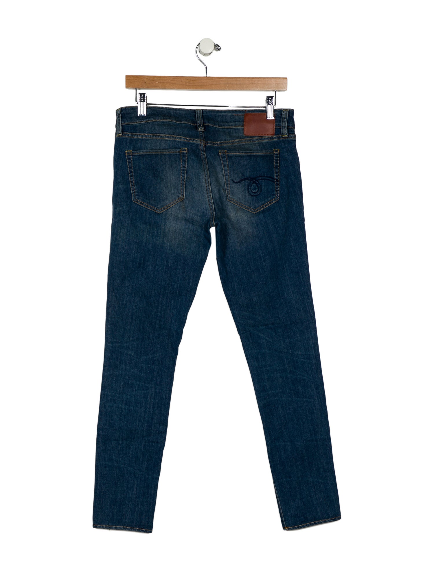 R13 Mid-Rise Skinny Leg Jeans