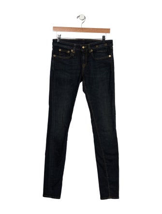 R13 Mid-Rise Skinny Leg Jeans