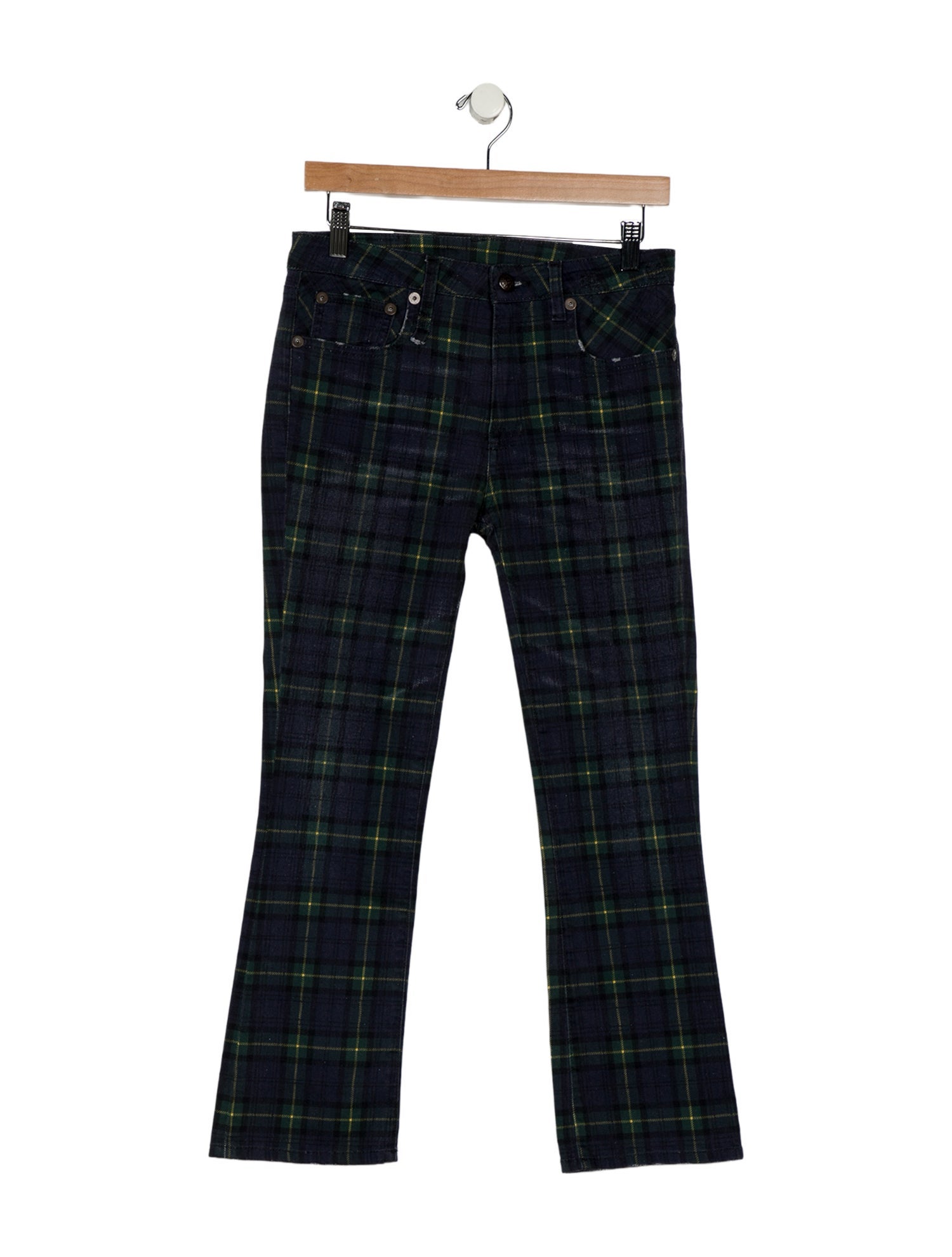 R13 High-Rise Straight Leg Jeans