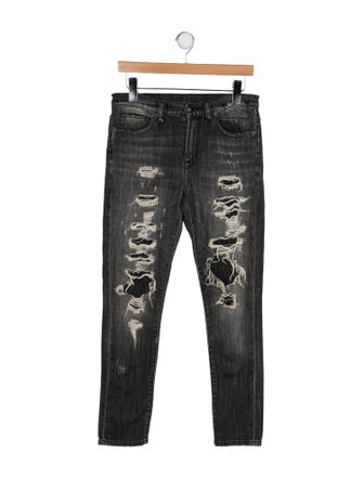 R13 Mid-Rise Skinny Leg Jeans