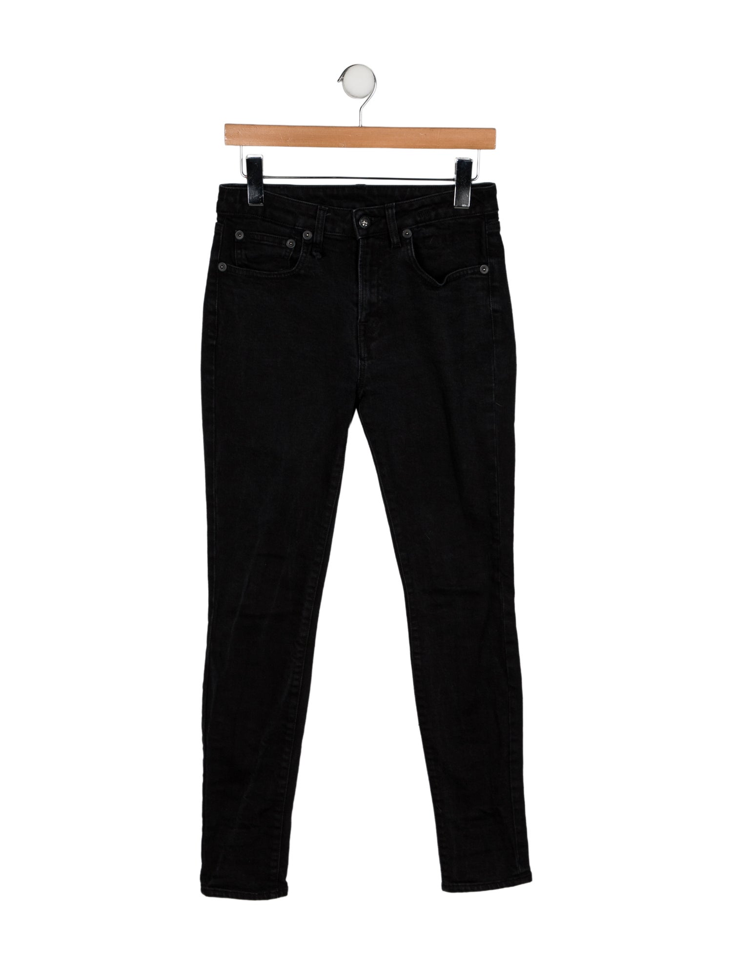 R13 Mid-Rise Skinny Leg Jeans