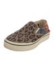 R13 Canvas Animal Print Sneakers