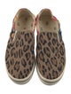 R13 Canvas Animal Print Sneakers