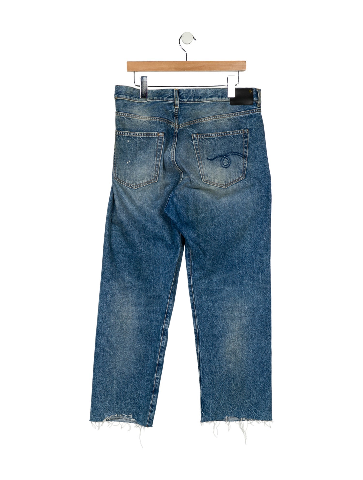 R13 High-Rise Wide Leg Jeans