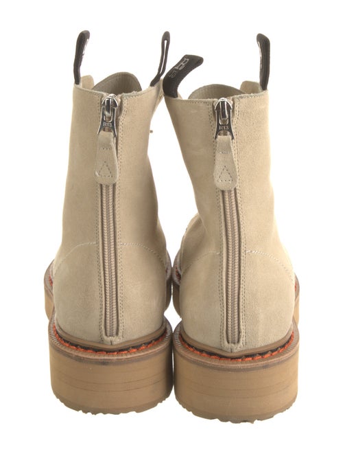 R13 Suede Combat Boots