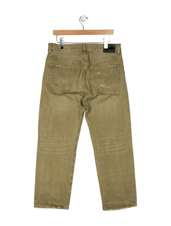 R13 High-Rise Straight Leg Jeans