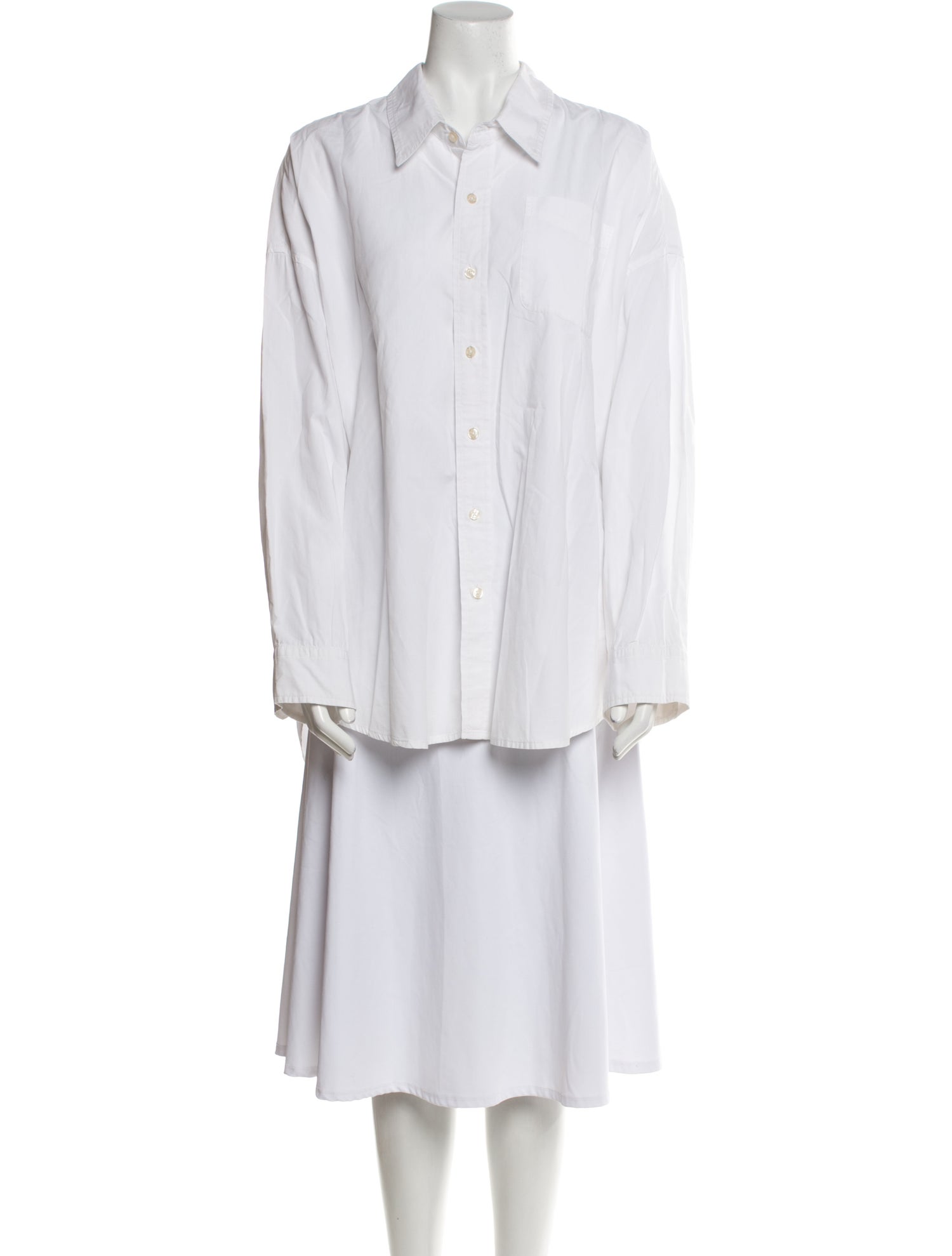 R13 Long Sleeve Button-Up Top