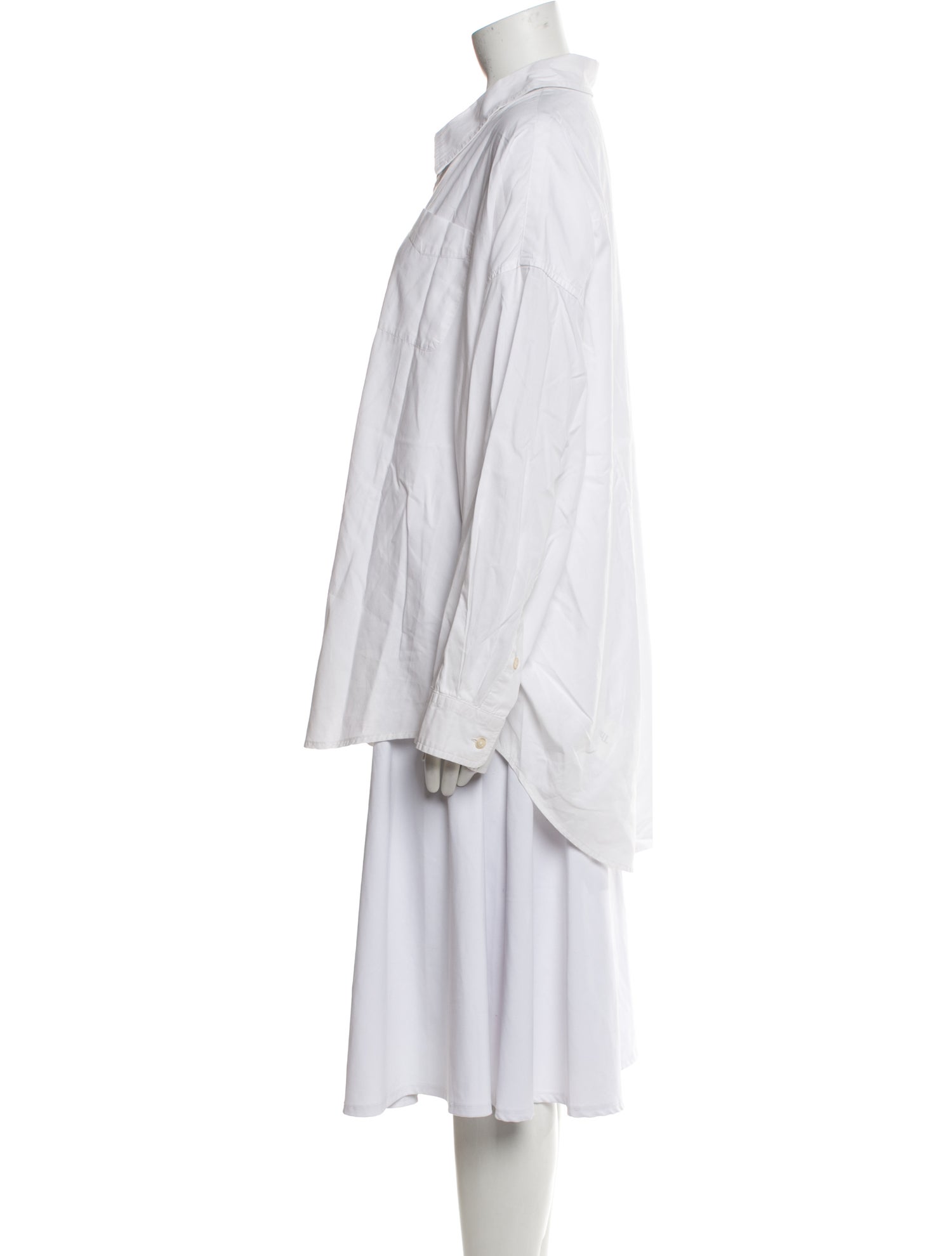 R13 Long Sleeve Button-Up Top