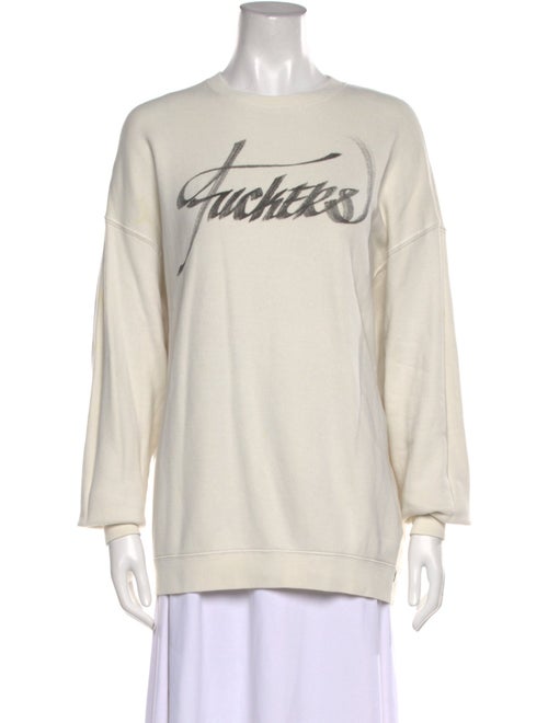 R13 Graphic Print Crew Neck Sweatshirt