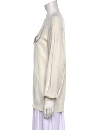 R13 Graphic Print Crew Neck Sweatshirt