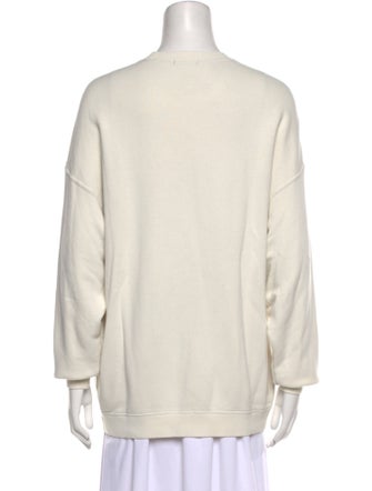 R13 Graphic Print Crew Neck Sweatshirt