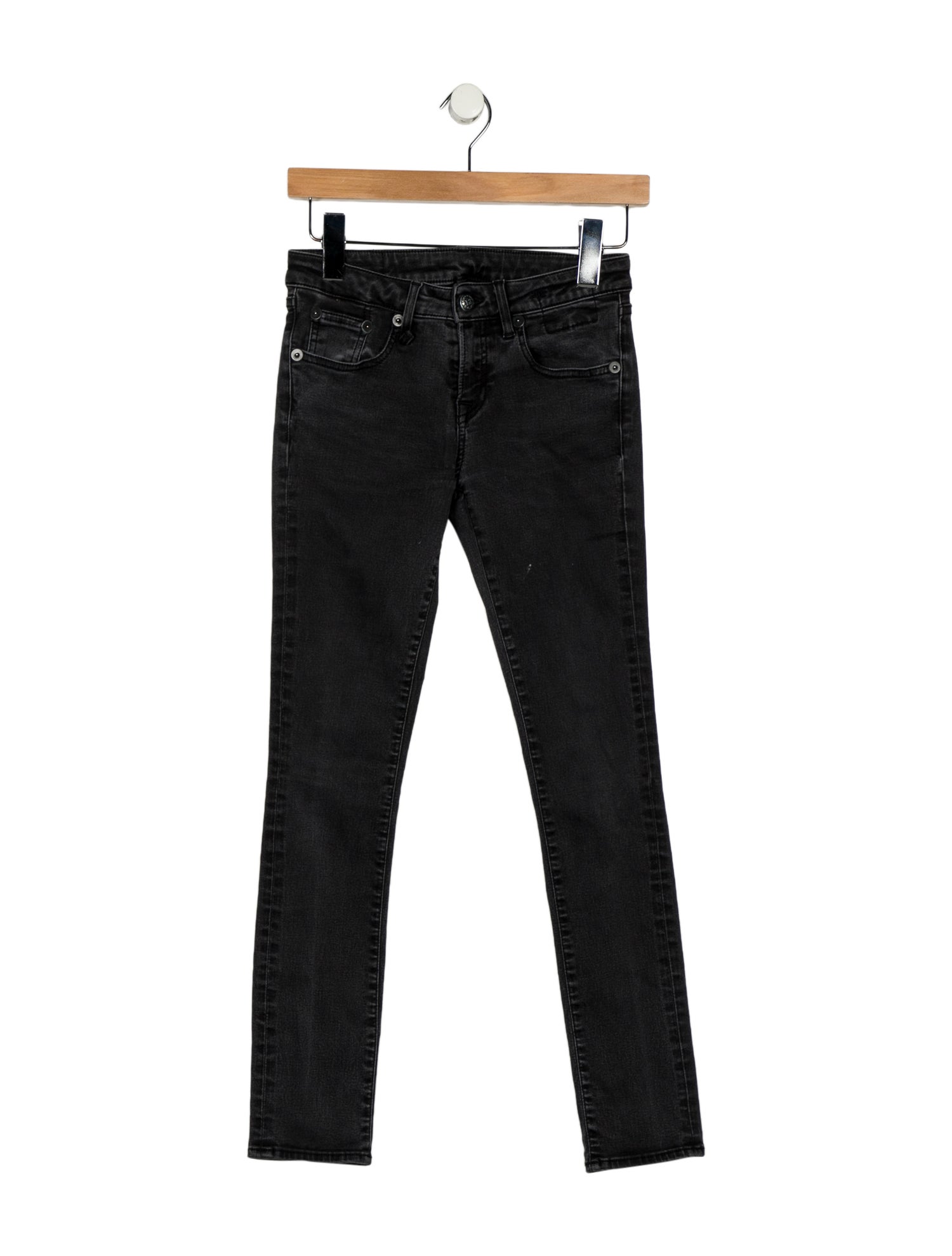 R13 Low-Rise Skinny Leg Jeans