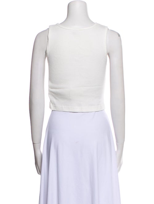 R13 Scoop Neck Sleeveless Crop Top