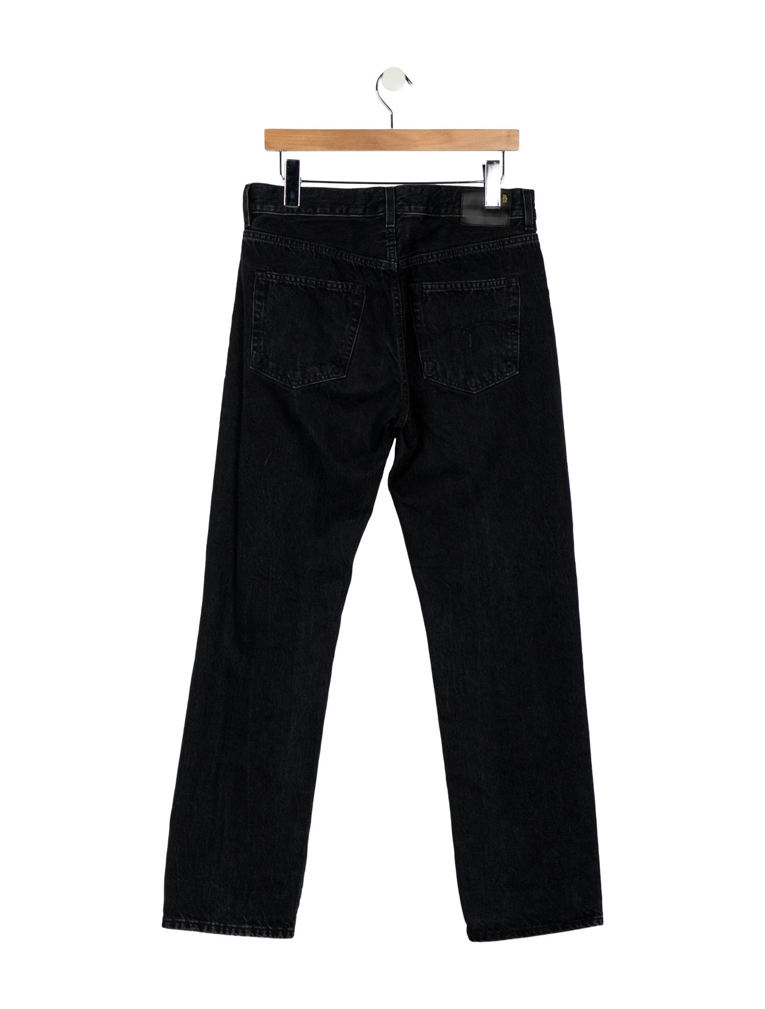R13 High-Rise Straight Leg Jeans