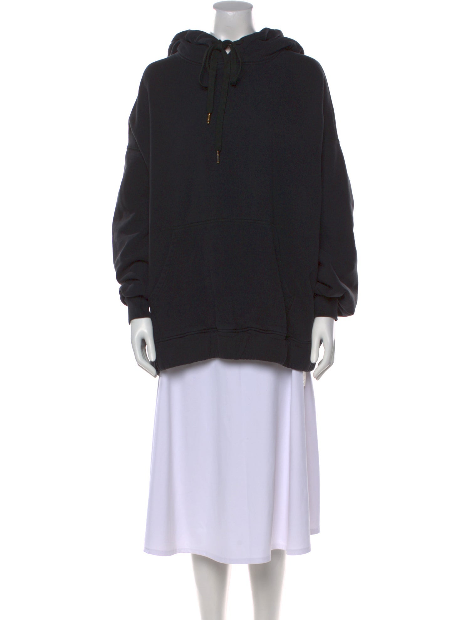 R13 Mock Neck Long Sleeve Sweatshirt