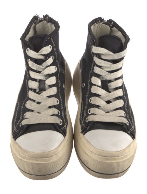 R13 Canvas Colorblock Pattern Sneakers