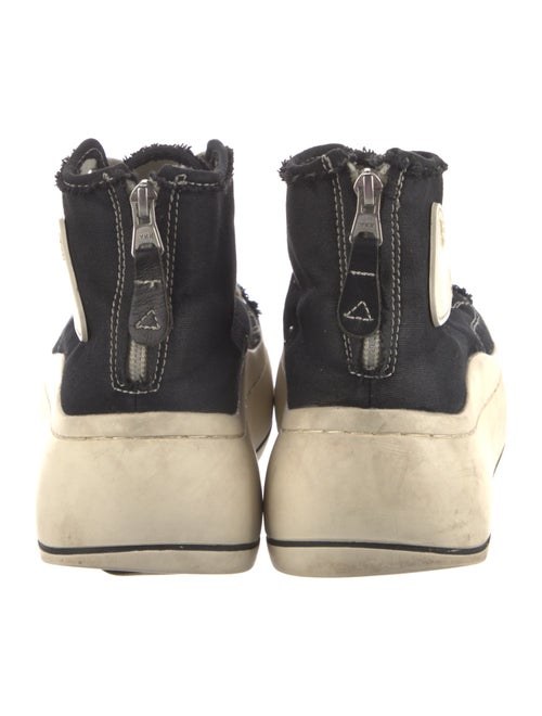 R13 Canvas Colorblock Pattern Sneakers