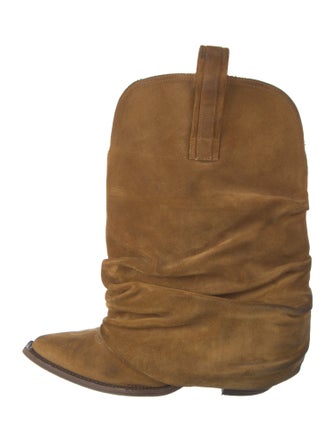 R13 Suede Western Boots