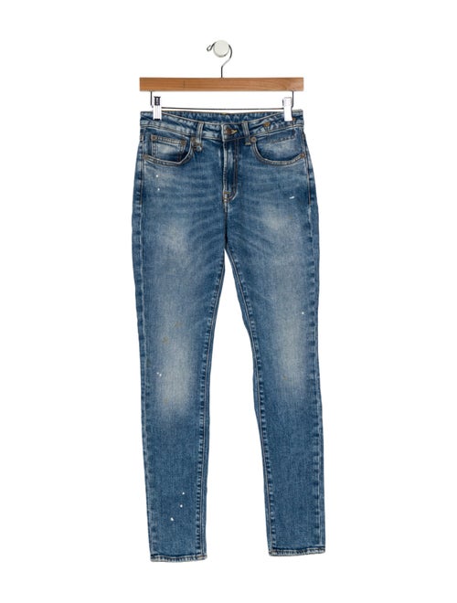 R13 Mid-Rise Skinny Leg Jeans