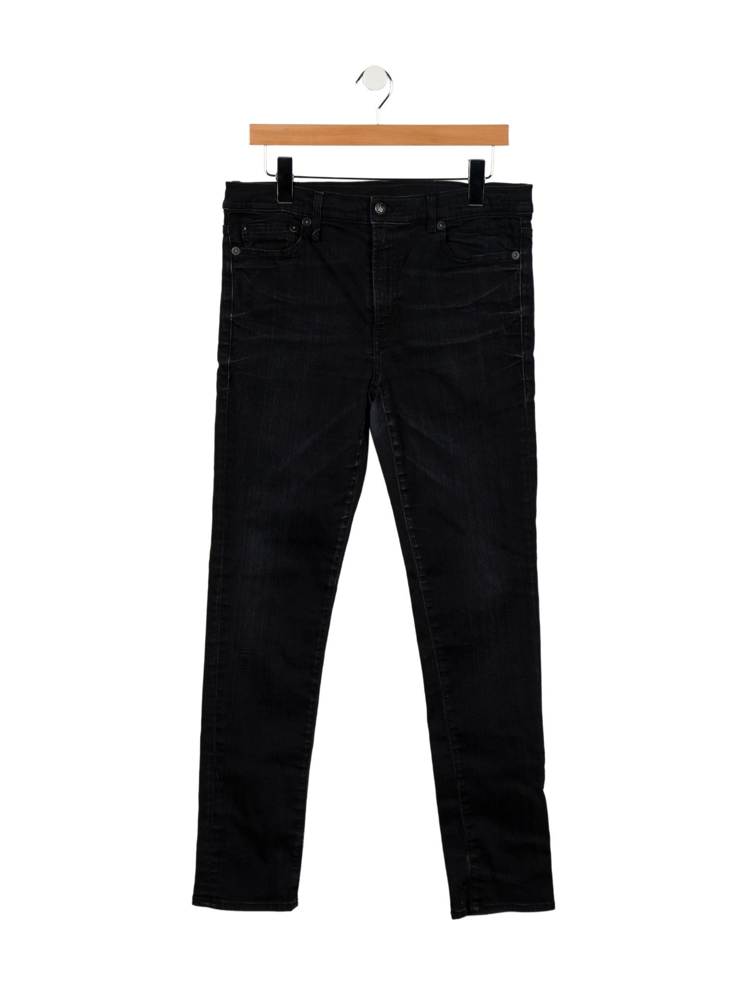R13 Mid-Rise Skinny Leg Jeans