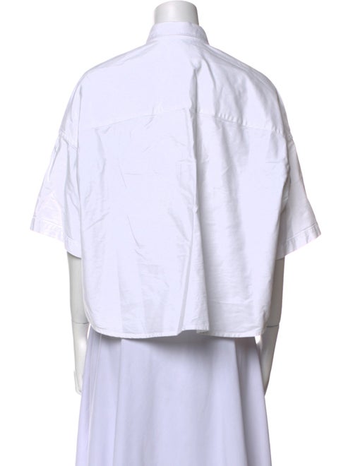 R13 Short Sleeve Button-Up Top