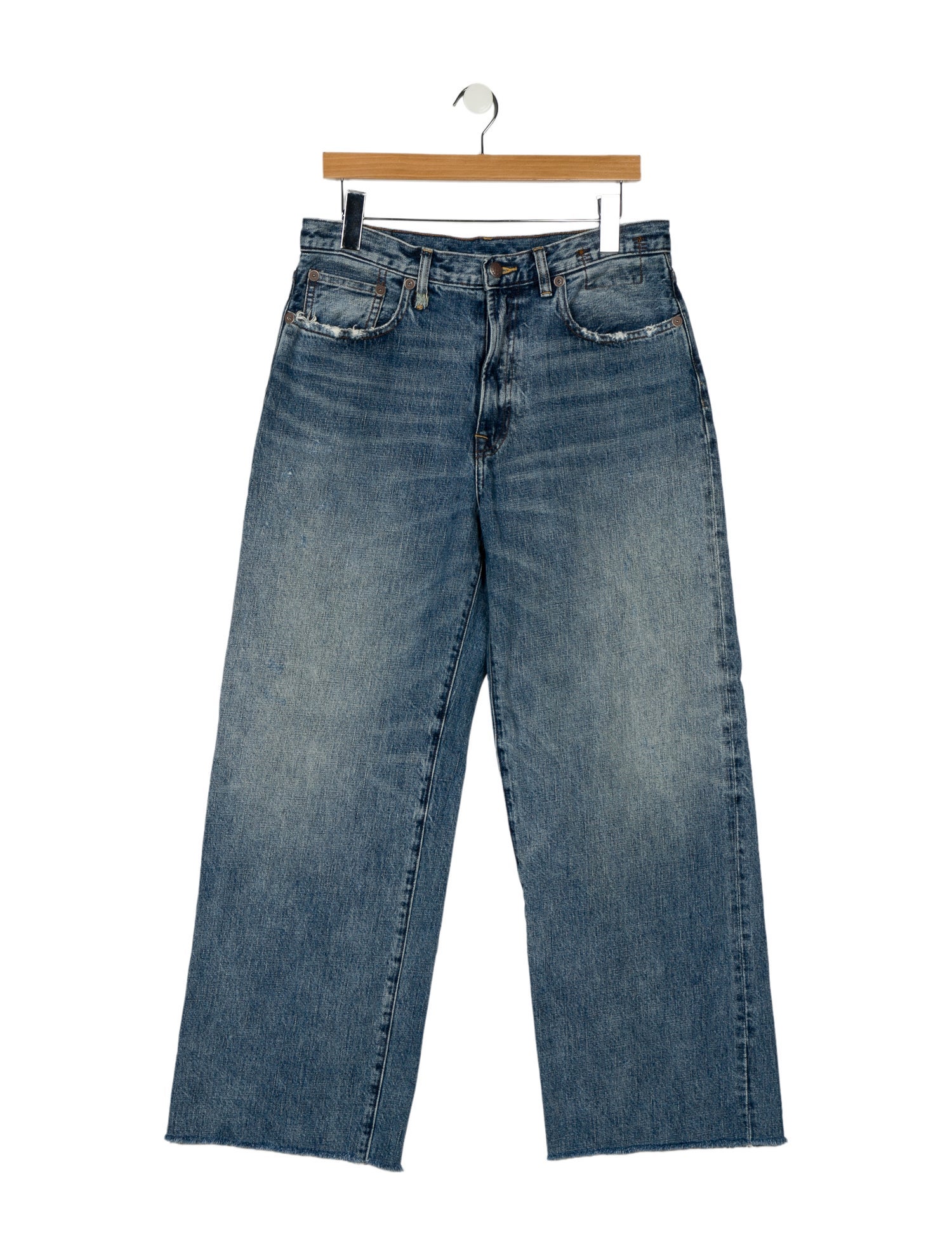 R13 High-Rise Wide Leg Jeans