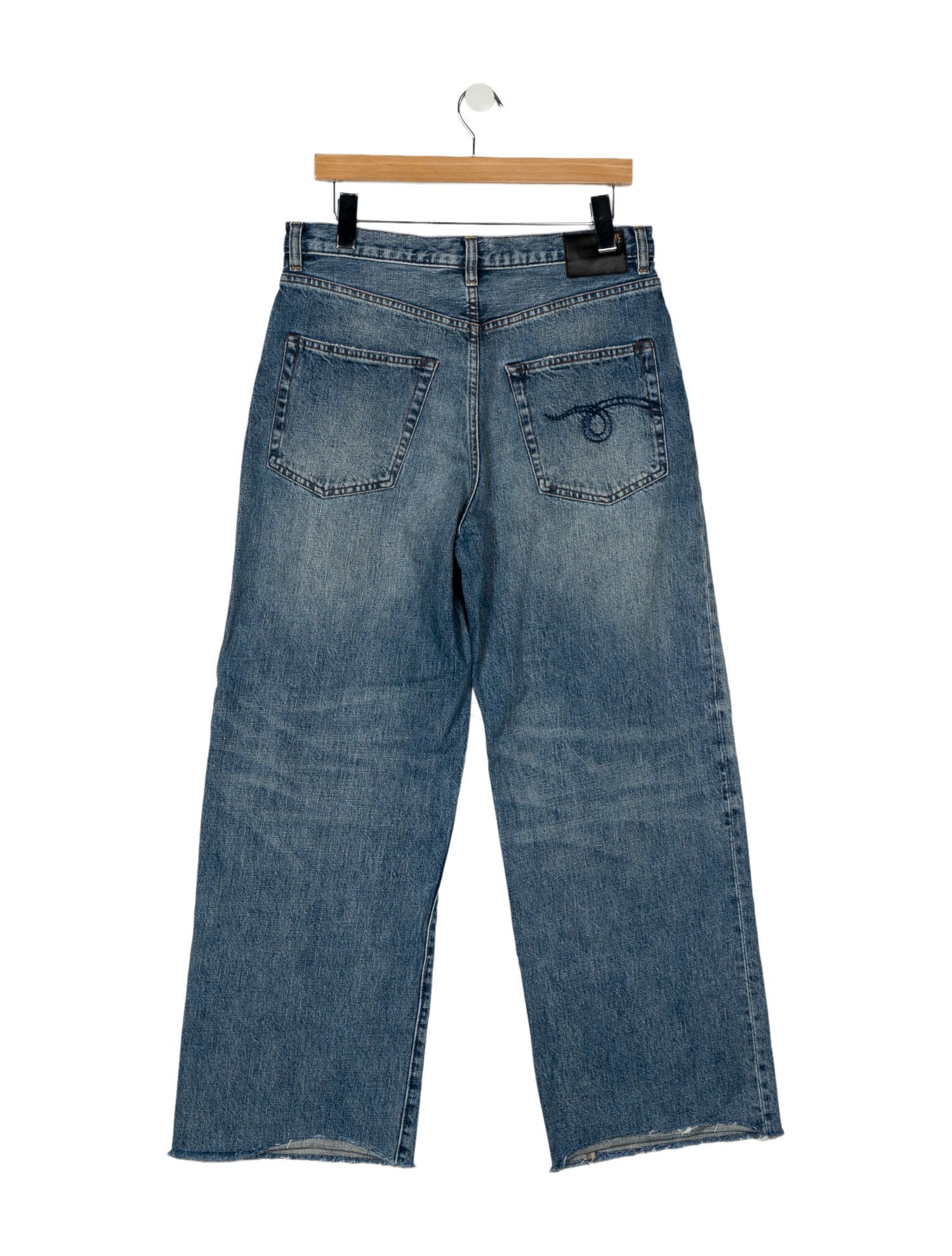 R13 High-Rise Wide Leg Jeans