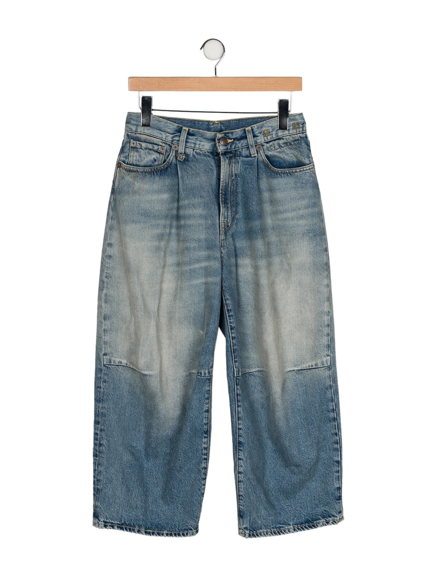 R13 High-Rise Wide Leg Jeans