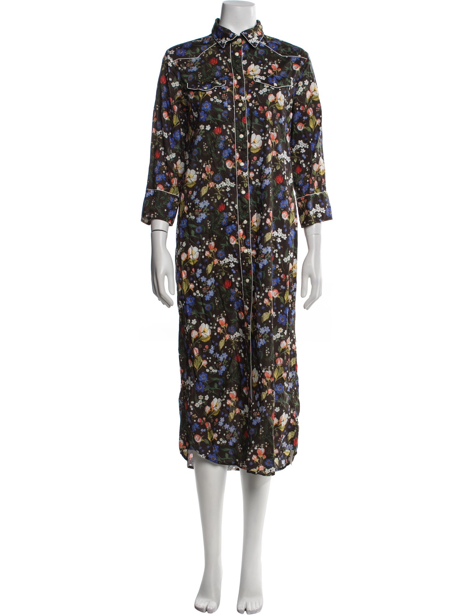 R13 Floral Print Nightgown