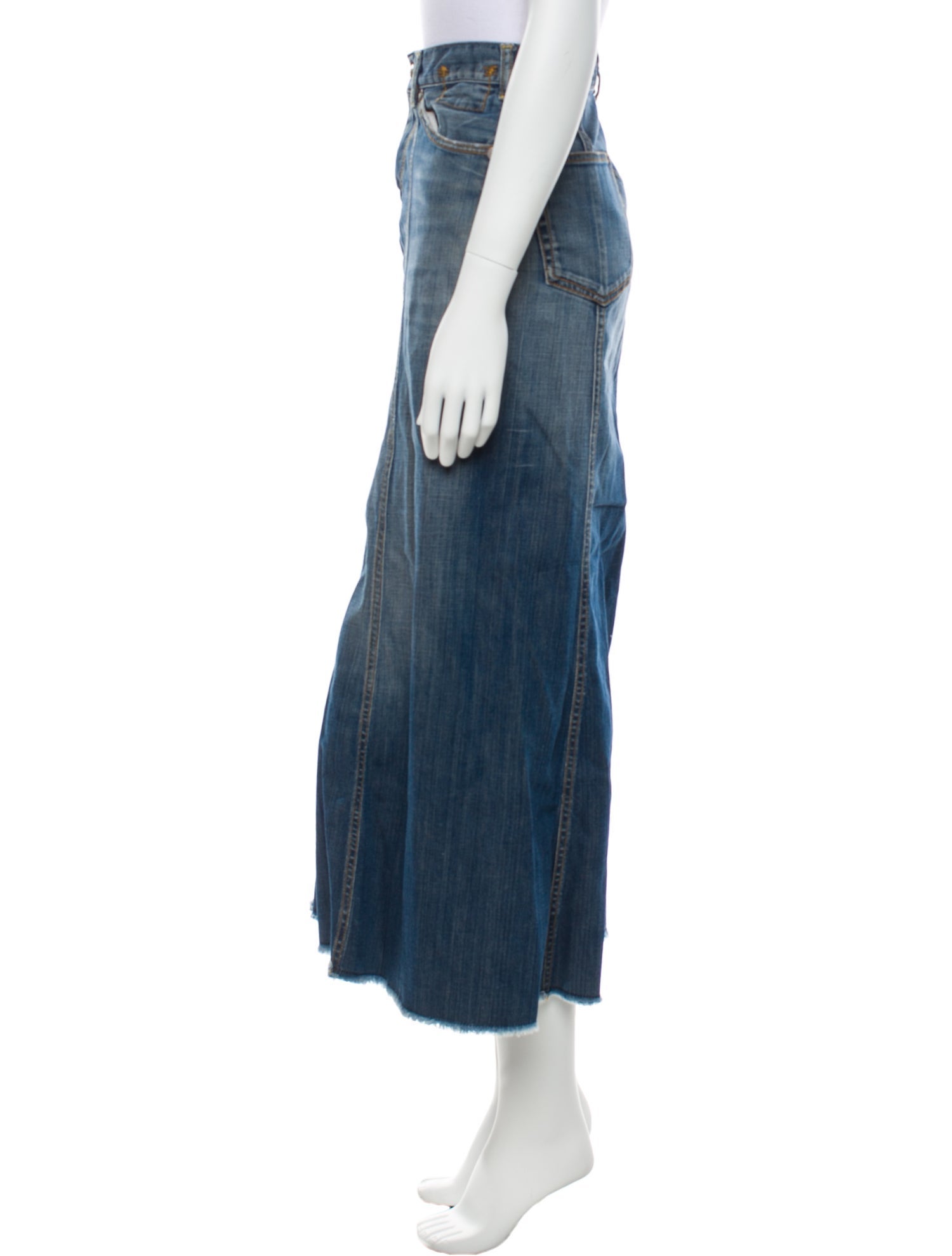 R13 Midi Length Skirt