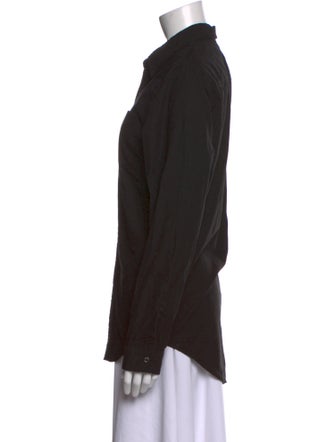 R13 Long Sleeve Button-Up Top