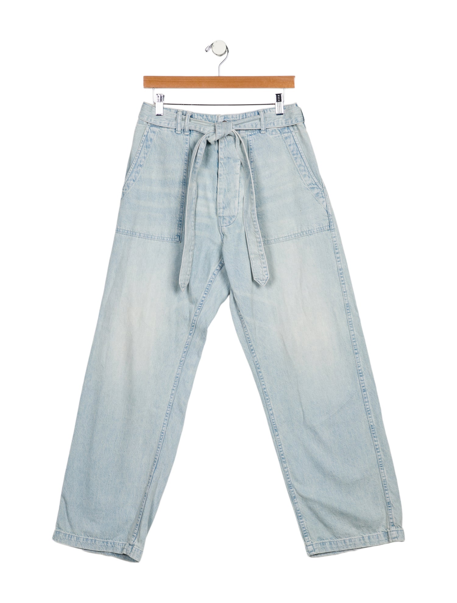 R13 High-Rise Wide Leg Jeans