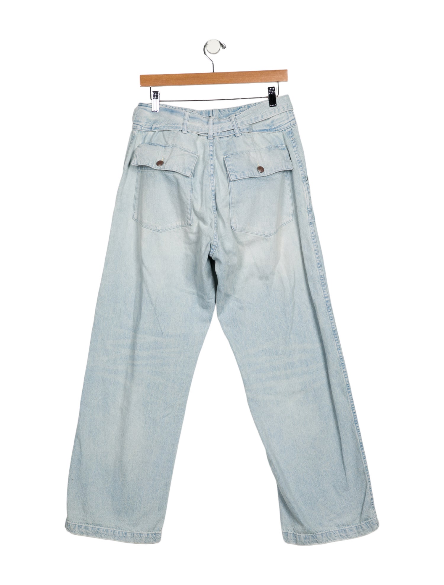 R13 High-Rise Wide Leg Jeans