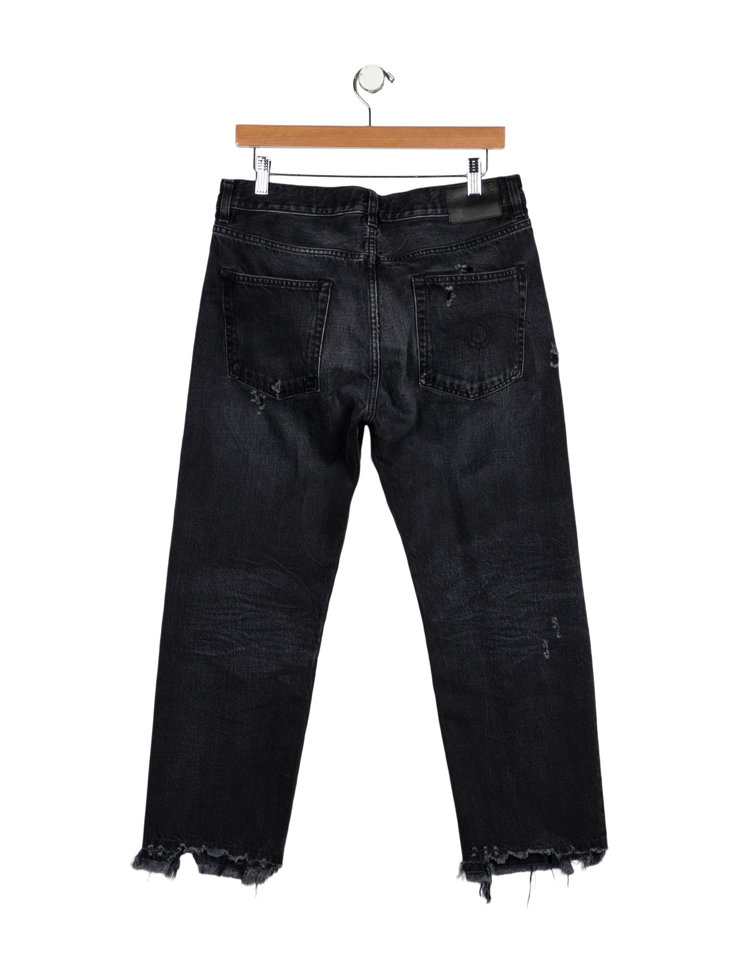 R13 High-Rise Straight Leg Jeans