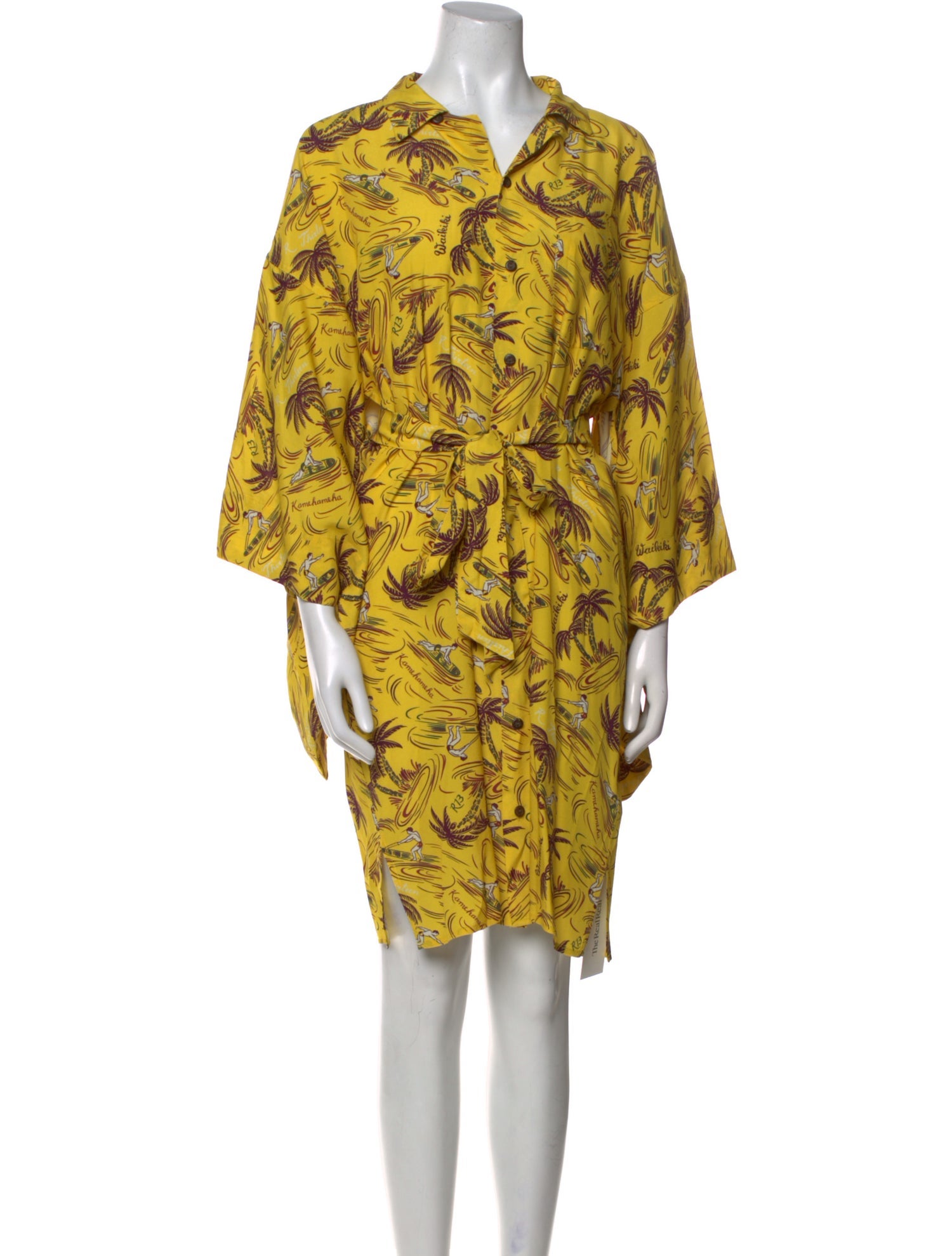 R13 Printed Mini Dress