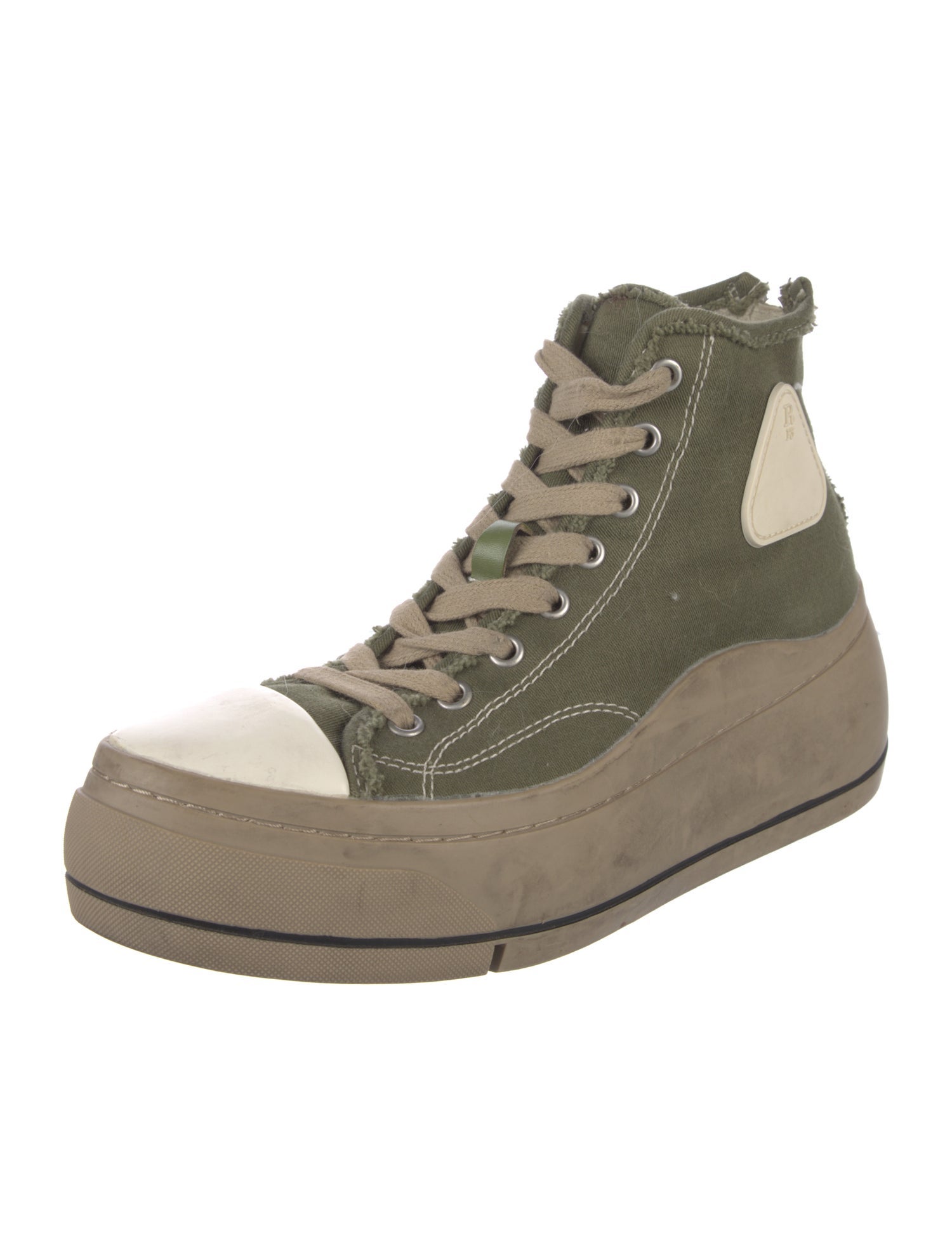 R13 Canvas Wedge Sneakers