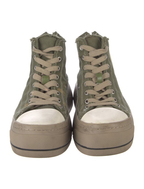 R13 Canvas Wedge Sneakers