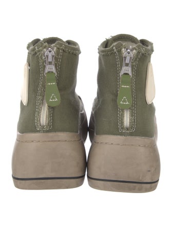 R13 Canvas Wedge Sneakers