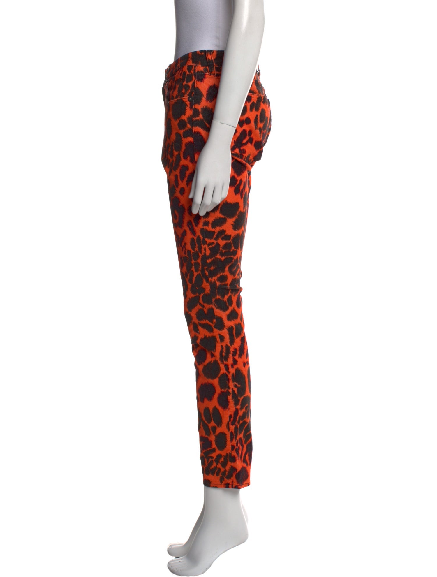 R13 Animal Print Straight Leg Pants w/ Tags